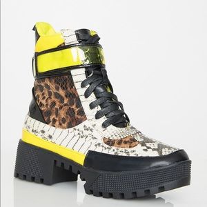 Combat Boots from Cape Ribbon.